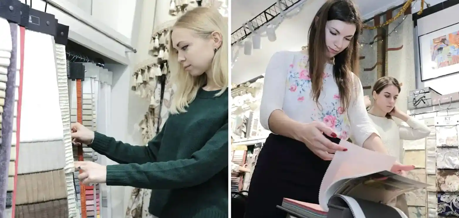 В ассортименте салона  Еврошторы представлен выбор тканей для штор разнообразных цветов, принтов, фактур.