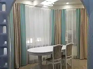 Шторы для дома с эркерами